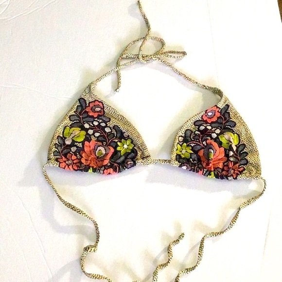 Jets By Jessika Allen Evening Star Print Bikini Set Size M - Picture 9 of 14